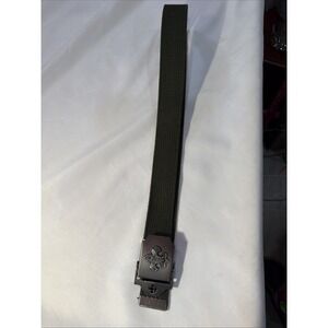 Boy Scouts America Adjustable Web Belt BSA Logo Buckle Green 523